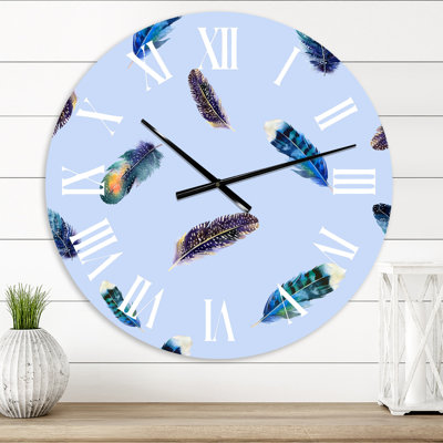 Horloge murale bohème et éclectique Boho