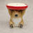 Capybara Stool with Apple Slice Top