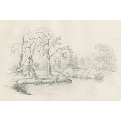 Croquis au bord du lac