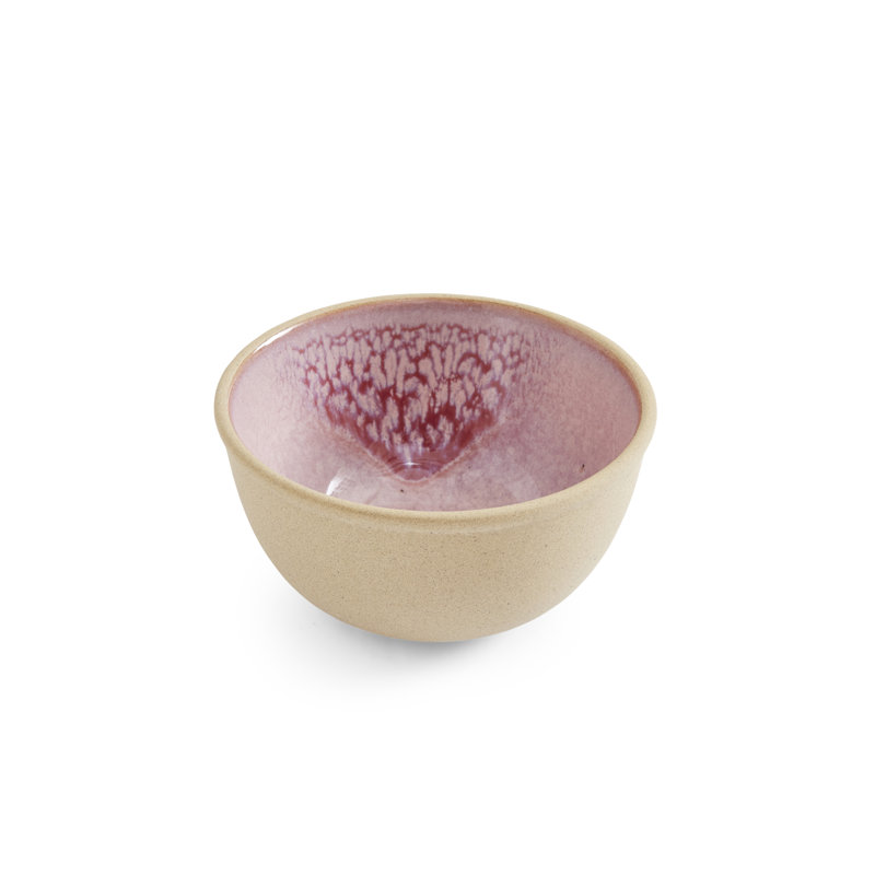 PORTMEIRION MINERALS SET OF 4 SMALL BOWL ROSE QUARTZ 4.5"