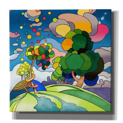«Pop Art Landscape 1019» par Howie Green, art mural sur toile