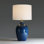 Lampe de table 22,5 po en céramique avec abat-jour tambour