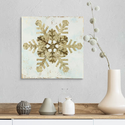 Glistening Snowflake IV - reproduction d'art sur toile
