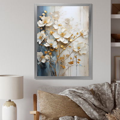 Minimalisme fleurs saisonnières IV sur toile