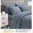 Washed Microfiber 7-Pieces Honeycomb Comforter Set with Sheets-209390782-233380296