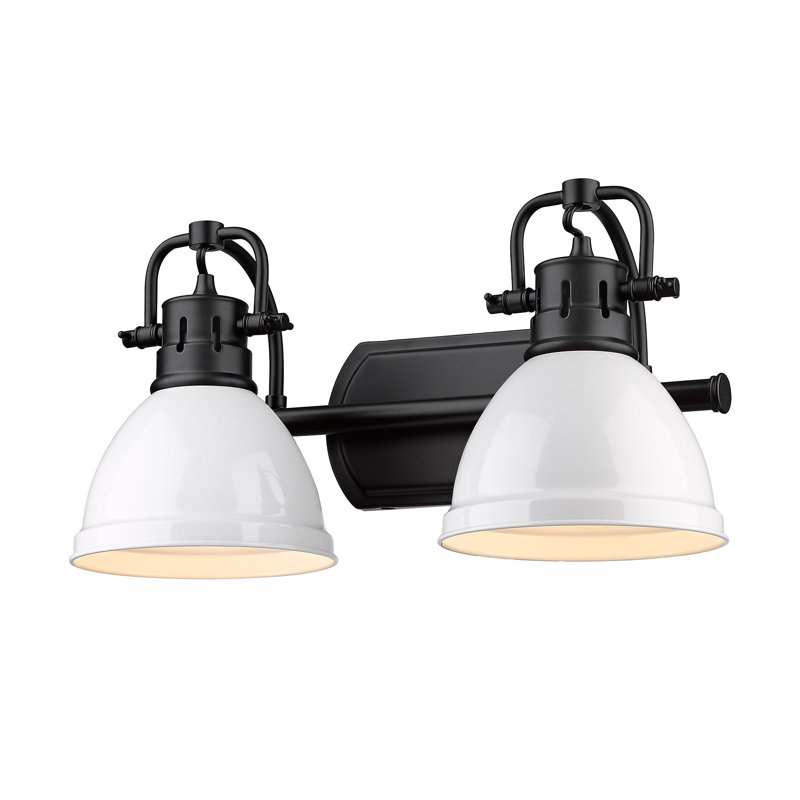 Lyndee 2 - Light Dimmable Vanity Light, White, Matte Black