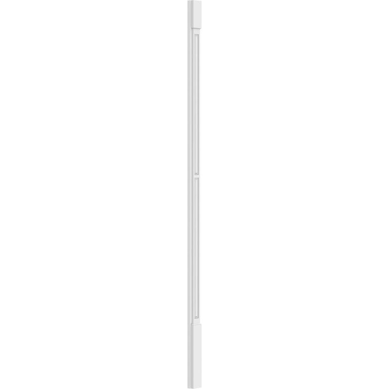 Pilastre en PVC TruCraft, 82 po, 4 po, Base et chapiteau standards