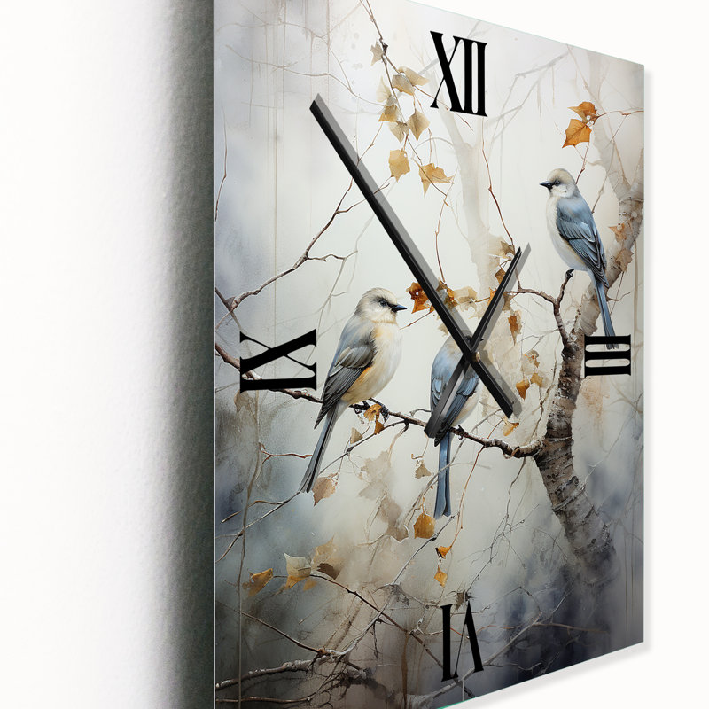 Très grande horloge murale Herbello, H 32 po x l 16 po x P 1 po