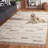 Sekai Handwoven Wool Cotton Abstract Rug in Gray/Ivory-595136801