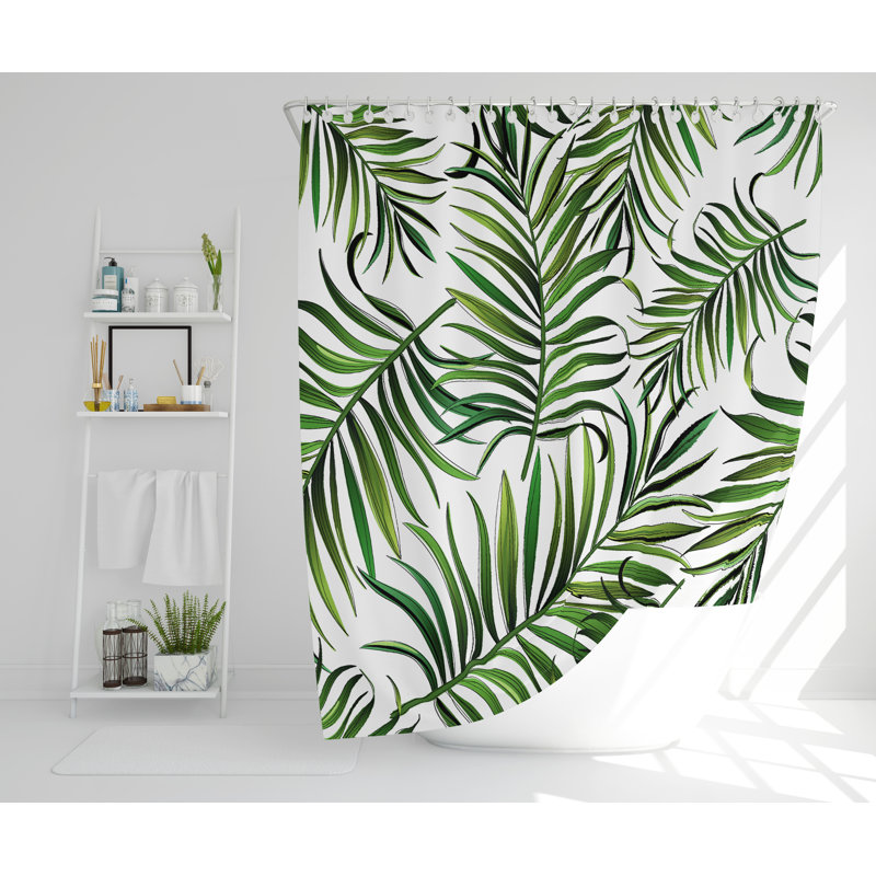 Kensa Polyester Shower Curtain, 168cm H x 168cm W