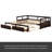 Wooden Daybed With Trundle Bed And Two Storage Drawers , Extendable Bed Daybed,Sofa Bed For Bedroom Living Room-1902850735
