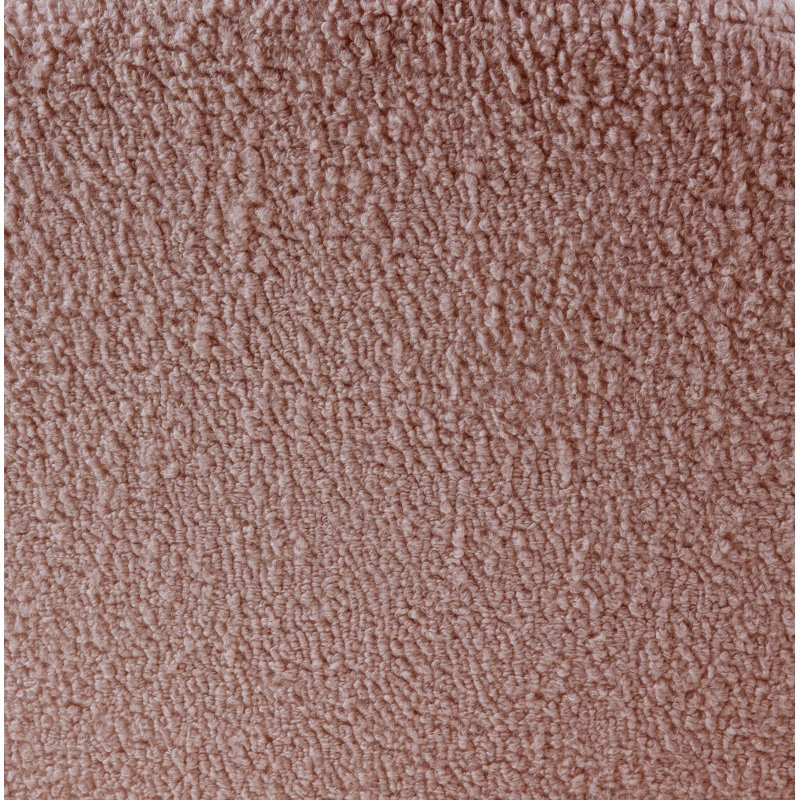 Fauteuil d'appoint Yedaid avec pivot, Rose