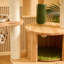 Structure d'escalade simple en bois massif pour chat