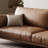 Brown Genuine Leather Modular Sofa
