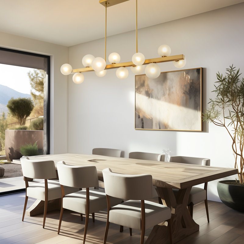 Kimana 12 - Light Kitchen Island Pendant, Gold