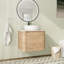 Meuble-lavabo mural 24 po avec comptoir en quartz