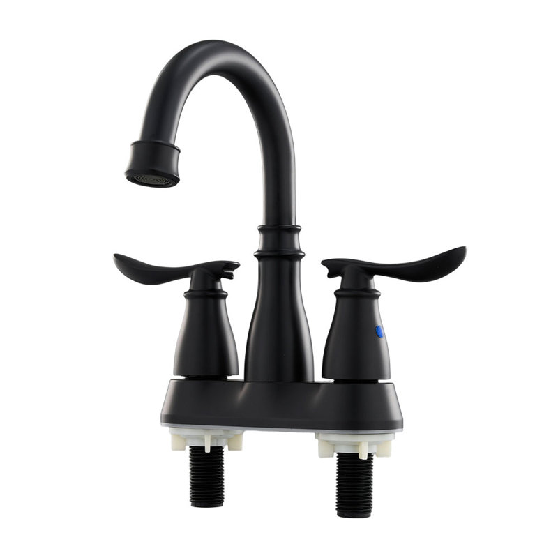 17 Stories Kitchen Faucet, Black