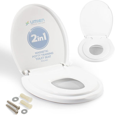 Siège de toilette pour enfants avec siège pour tout-petits UMIEN - Accessoire de toilette magnétique facile à installer