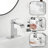 Single-Hole Single-handle Bathroom Faucet with Drain Assembly-69315640