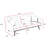 73.13 " Velvet Convertible Sofa