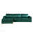 Velvet Sectional Sofa With Chaise