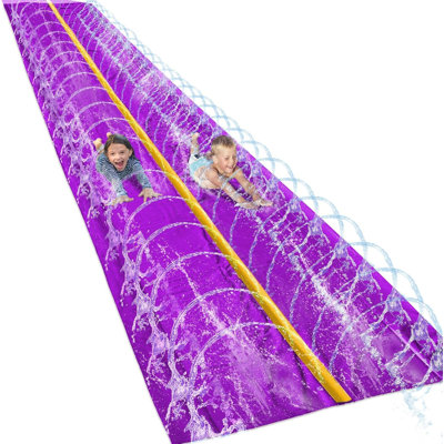 18FT Double Slip and Slide Water Slide for Kids Red