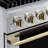 Hauslane 36" Gas Range In Stainless Steel | 6 Burners Up To 20,000 Btus | 5.2 Cu. Ft. Convection Oven With 5 Rack Positions | Convertible Ng/Lp | Cool-Touch Triple-Layer Door Satin Brass-120733771