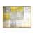 Toile avec cadre flottant or