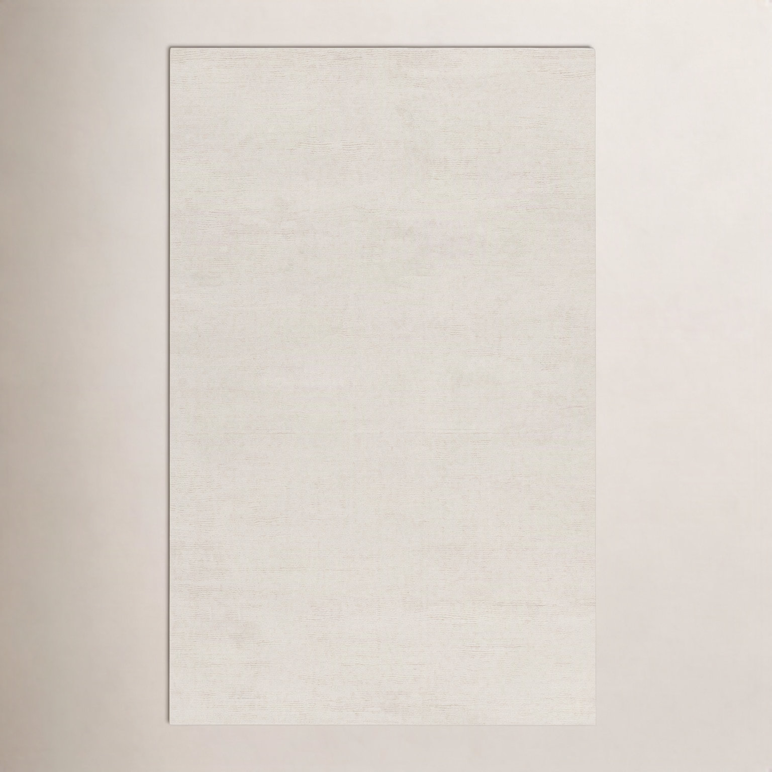 Crowe Light Beige Hand-Loomed Wool Rug, Rectangle 12' x 15'