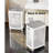 Plastic Hollow-out Laundry Hamper with Lid & Handle & Wheels-1351826096