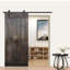 Porte de grange en bois lambrissé en Z avec trousse de quincaillerie d'installation-41280352-27276058
