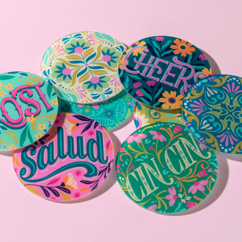 Acrylic Coasters Deco