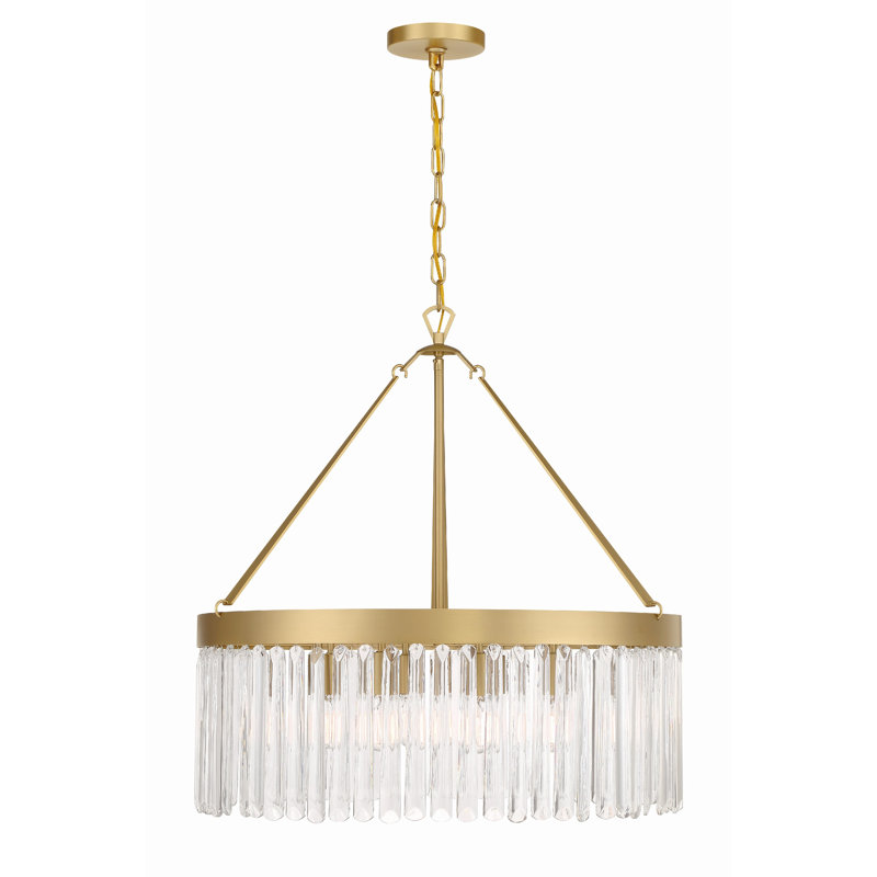 8 - Light Classic / Traditional Chandelier, Gold