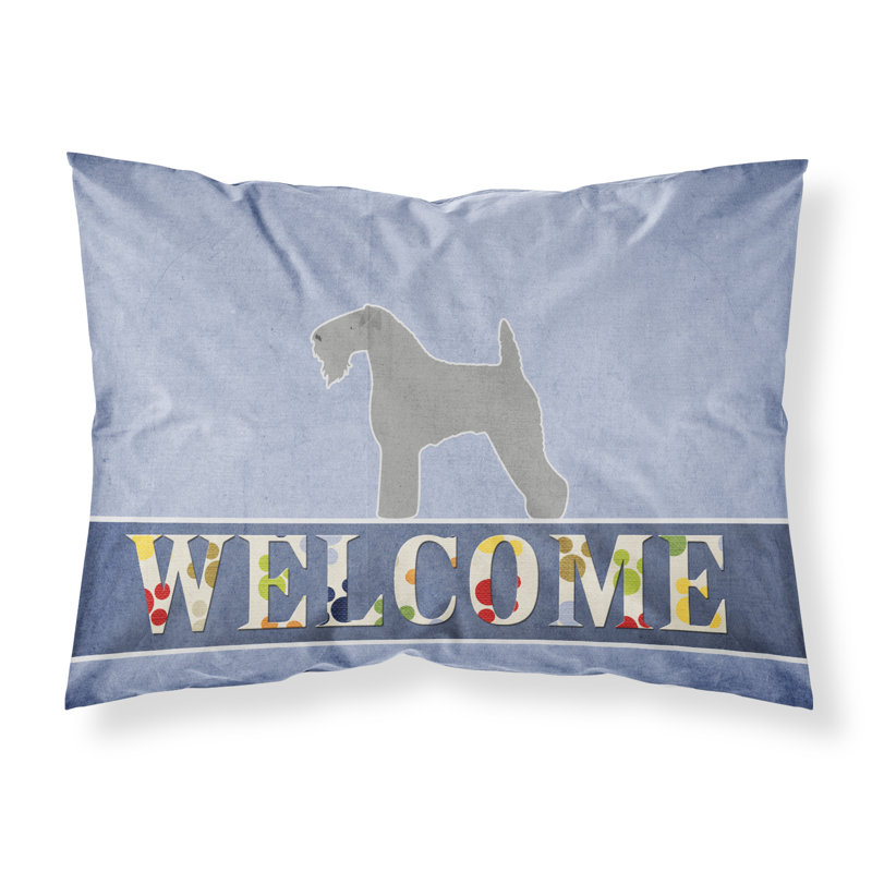 Taie d’oreiller welcome, Kerry Blue Terrier