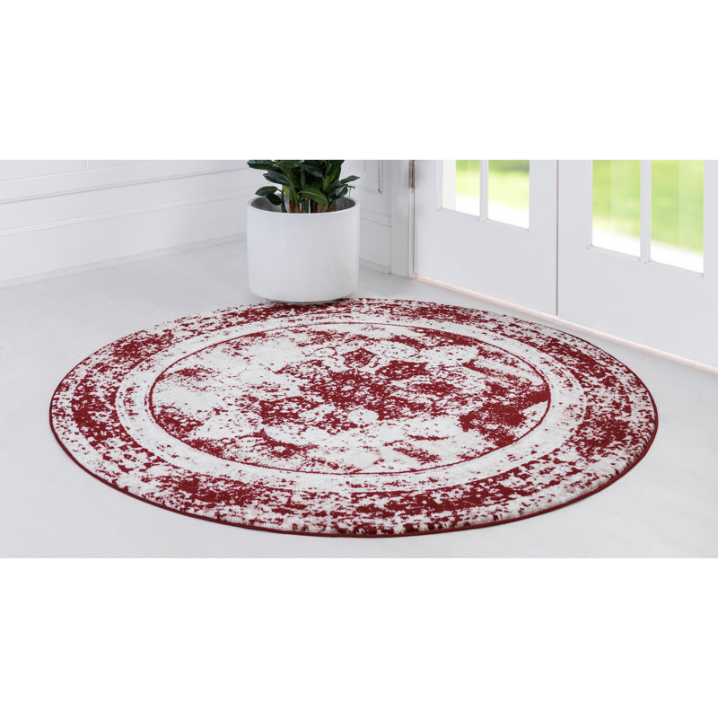 Oriental Area Rug, Round 152cm