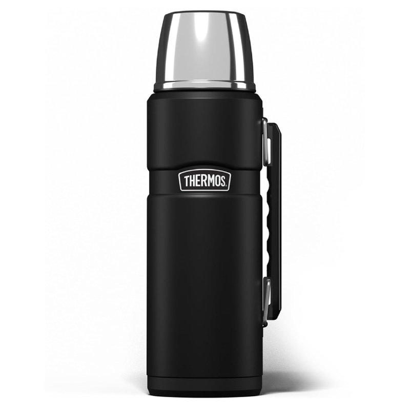 Thermos 1200ml Double Wall Insulated Stainless Steel Travel Tumbler, Black