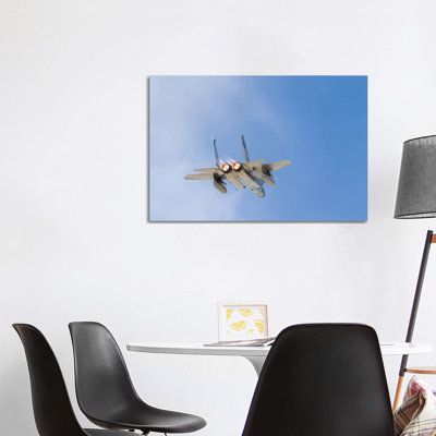 A US Air Force F-15C Eagle Taking Off from Nellis Air Force Base, Nevada II 1 Piece Wrapped Canvas Wall Art