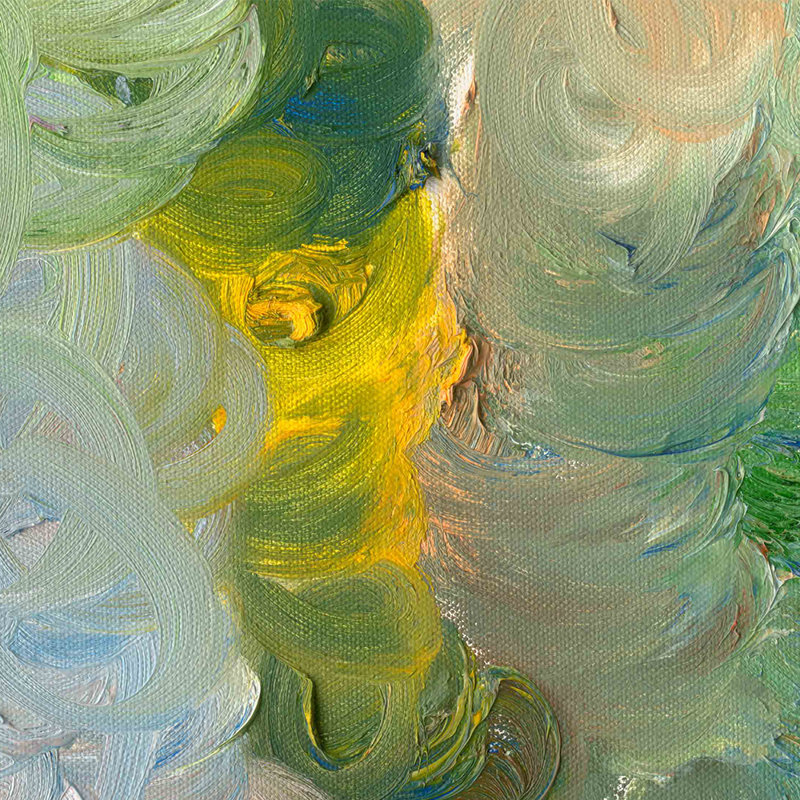 Sea Shell Painting by Irina Gorbman, 12" H x 12" W