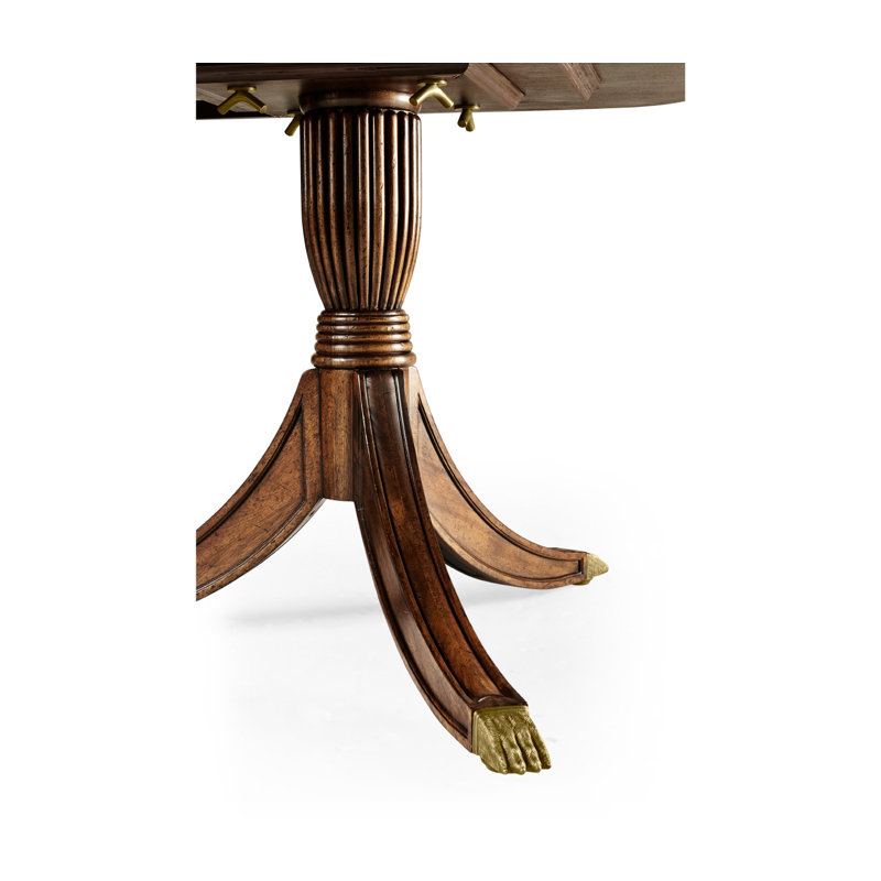 Buckingham Extendable Dining Table, Medium Antique Mahogany, 48" W x 88" L