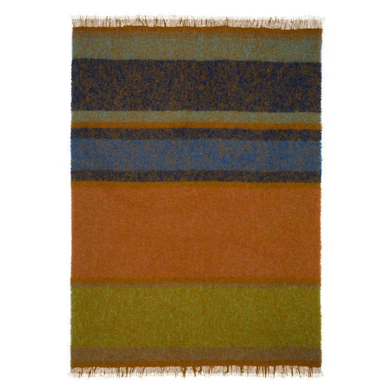 Mikome Indigo Mohair Throw