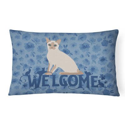  Coussin pour l'extérieur Tonkinese Cat Welcome
