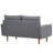 Cartlin 58" Upholstered Mid-Century Modern Loveseat-1101155318