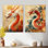 «China Dragon Majestic Power I», ensemble d'art mural en métal Mythical