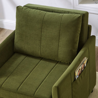 Upholstered Convertible Sleeper Sofa