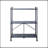3 Tier Folding Console Table, Sandy and Dark Bronze Hand-Brushed Finish