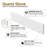 Replacement 21.25" Sidesplash In Durable Quartz Stone