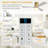 52"Smart Flush Mount 3-Blade Solid Wood Ceiling Fan With Light and Remote/App/Voice Control（Gold&Light Grey）-1111509874