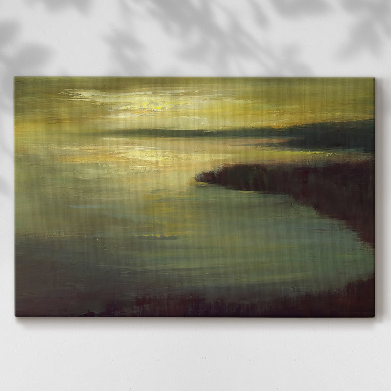 Lac Tahoe, crépuscule - galerie Cavas, 24 x 36