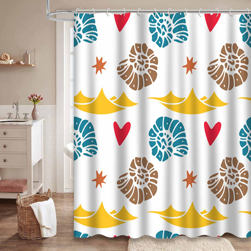 Rideau de douche imperméable avec 12 crochets, L 72 po x l 84 po