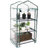 27" W x 19" D Outdoor Portable 3-Tier Growing Rack Greenhouse with Clear Cover